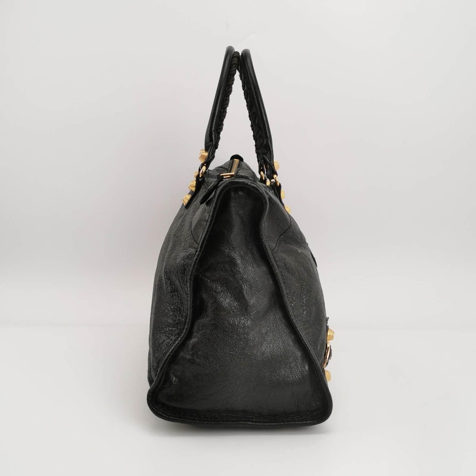 balenciaga city bag nera