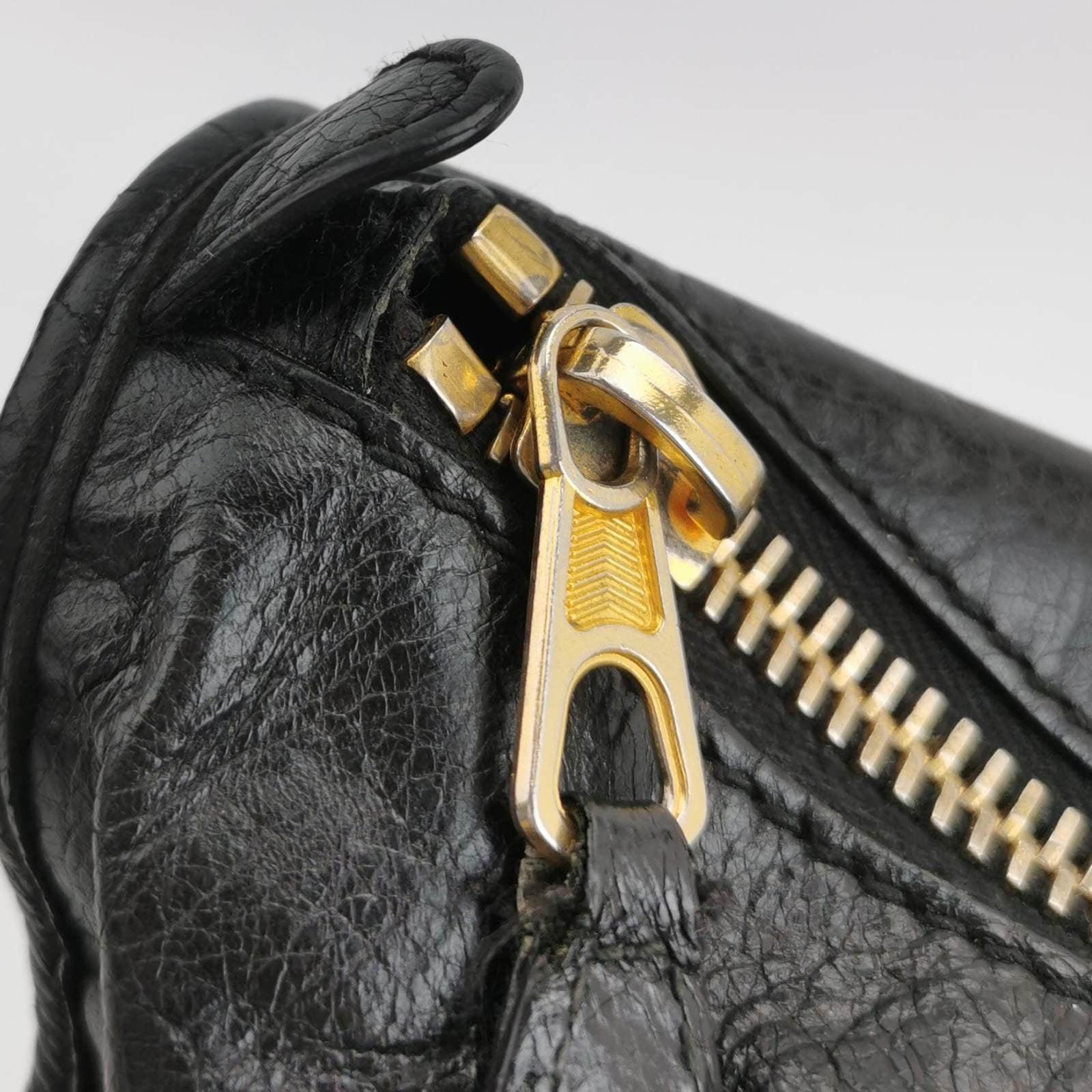 Balenciaga City Bag Borsa nera con finiture dorate Borsa grande 2
