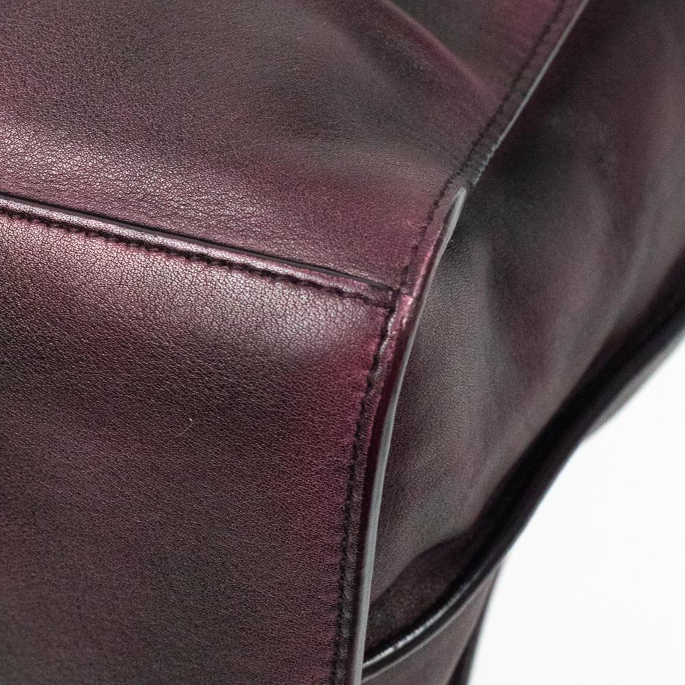Balenciaga, City Bag in burgundy leather 7
