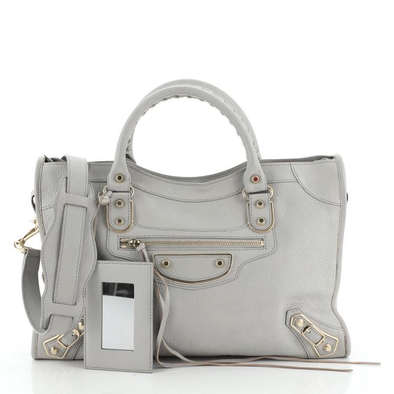 Balenciaga metallic edge medium clearance