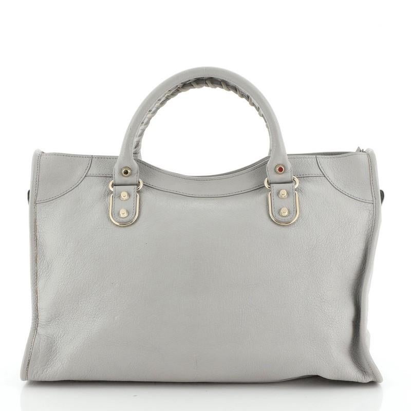 balenciaga metallic edge medium