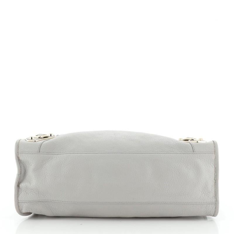 balenciaga metallic edge city medium