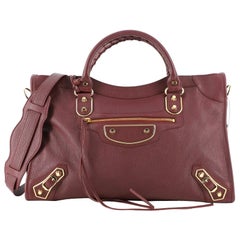 Balenciaga City Classic Metallic Edge Bag Leather Medium