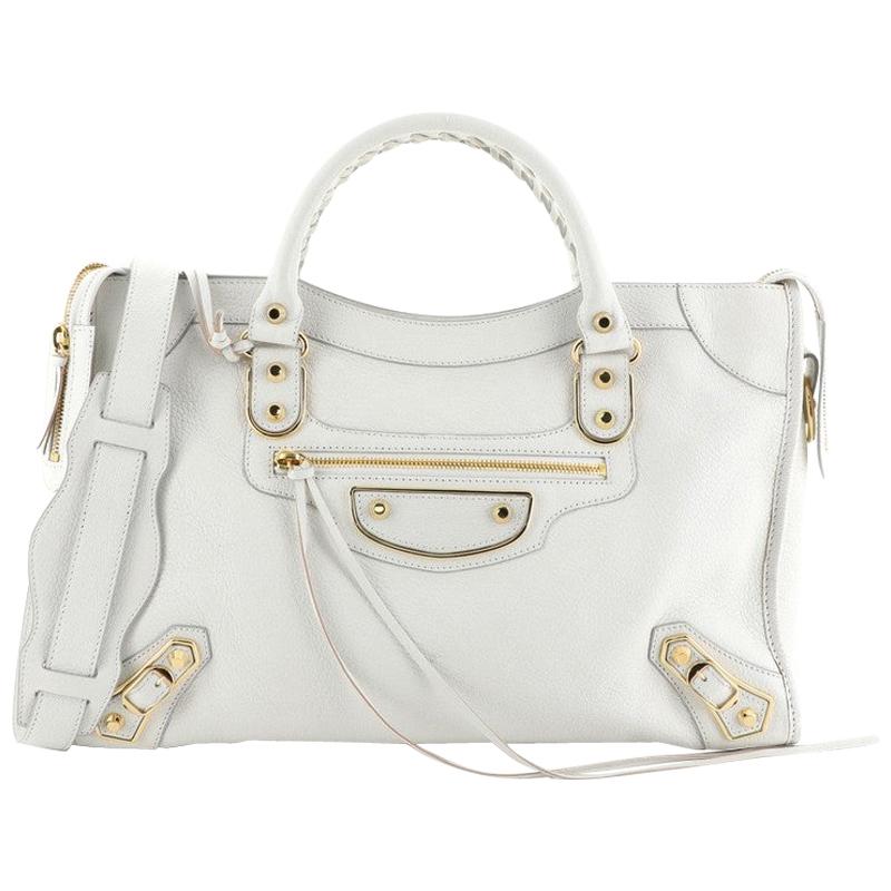 balenciaga city metallic