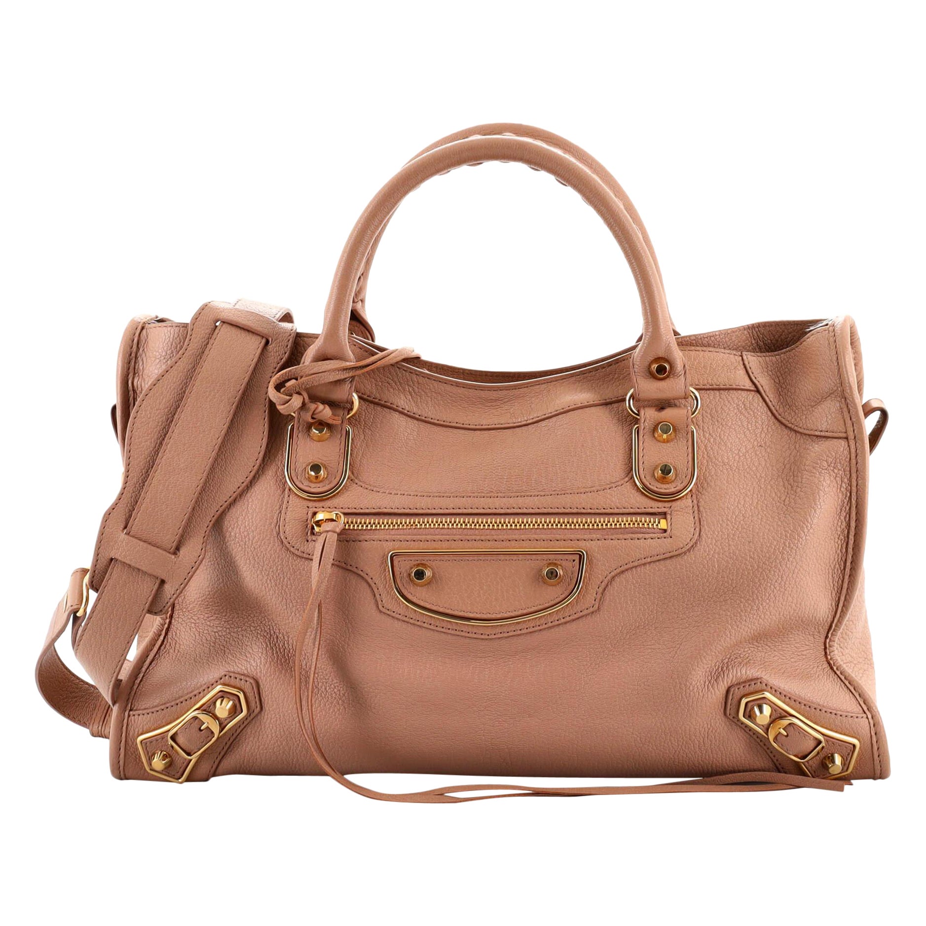 Balenciaga City Classic Metallic Edge Bag Leather Medium