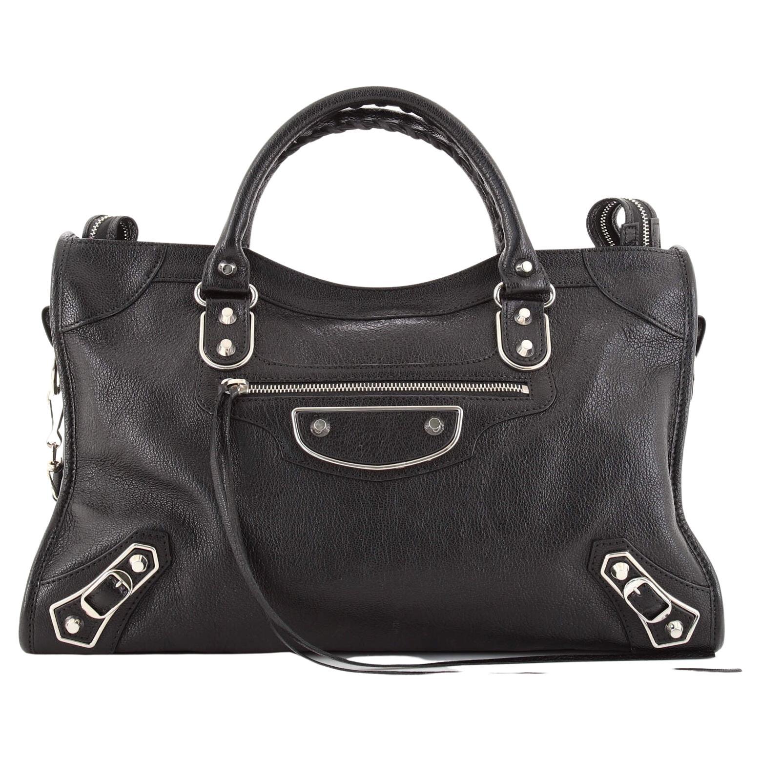 Balenciaga City Classic Metallic Edge Bag Leather Medium