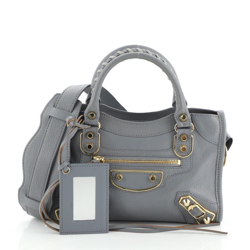 Balenciaga City Classic Metallic Edge Bag Leather Mini at 1stDibs ...