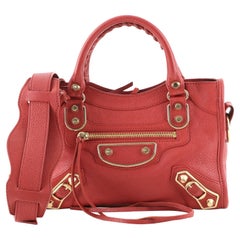 Balenciaga City Classic Metallic Edge Bag Leather Mini