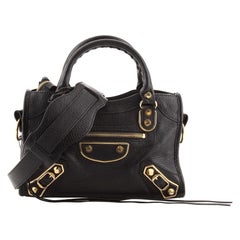 Balenciaga City Classic Metallic Edge Bag Leather Mini
