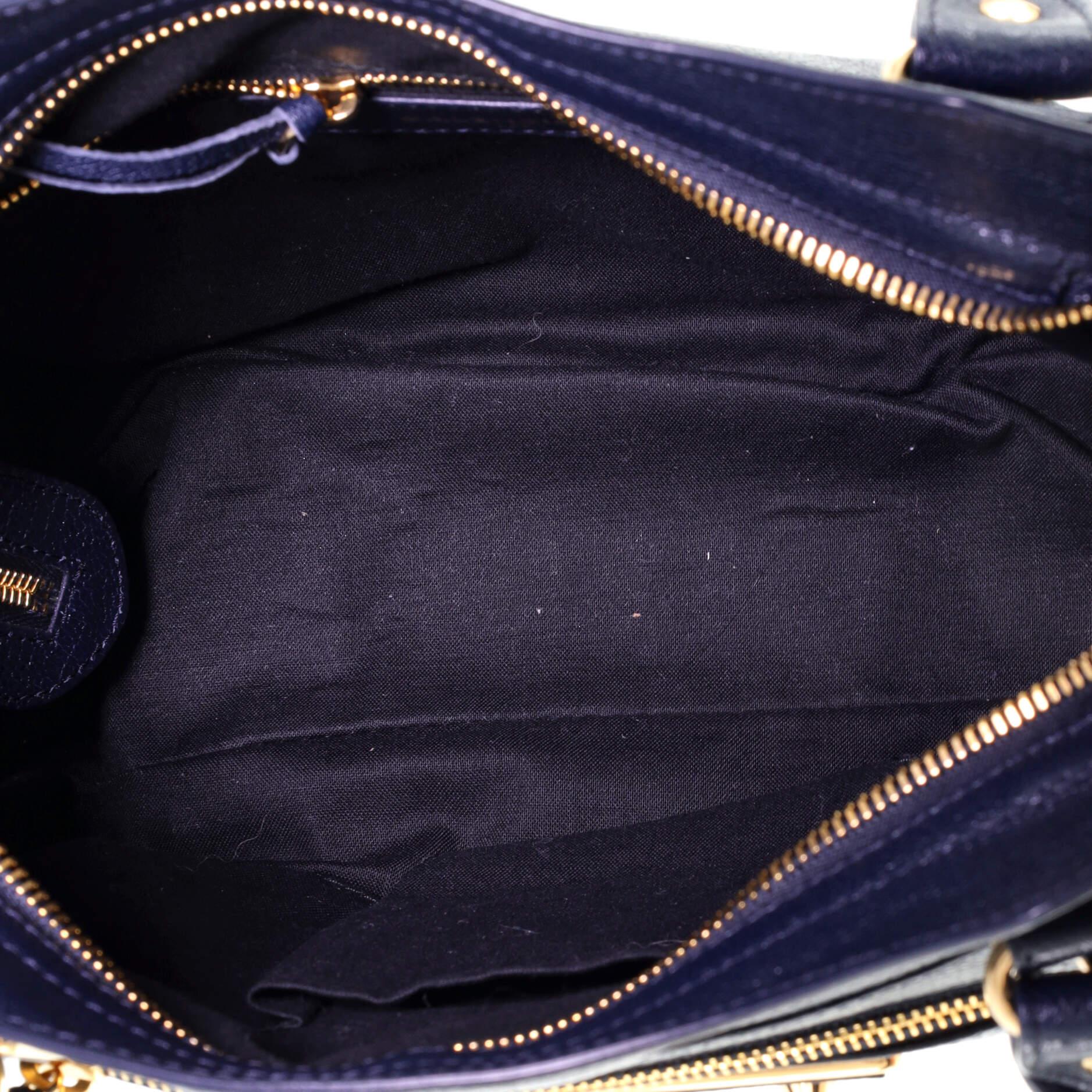 Women's or Men's Balenciaga City Classic Metallic Edge Bag Leather Small