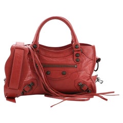Balenciaga City Classic Studs Bag Leather Mini