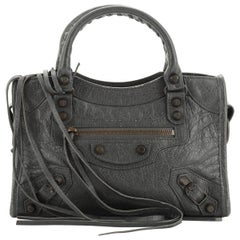 Balenciaga City Classic Studs Bag Leather Mini