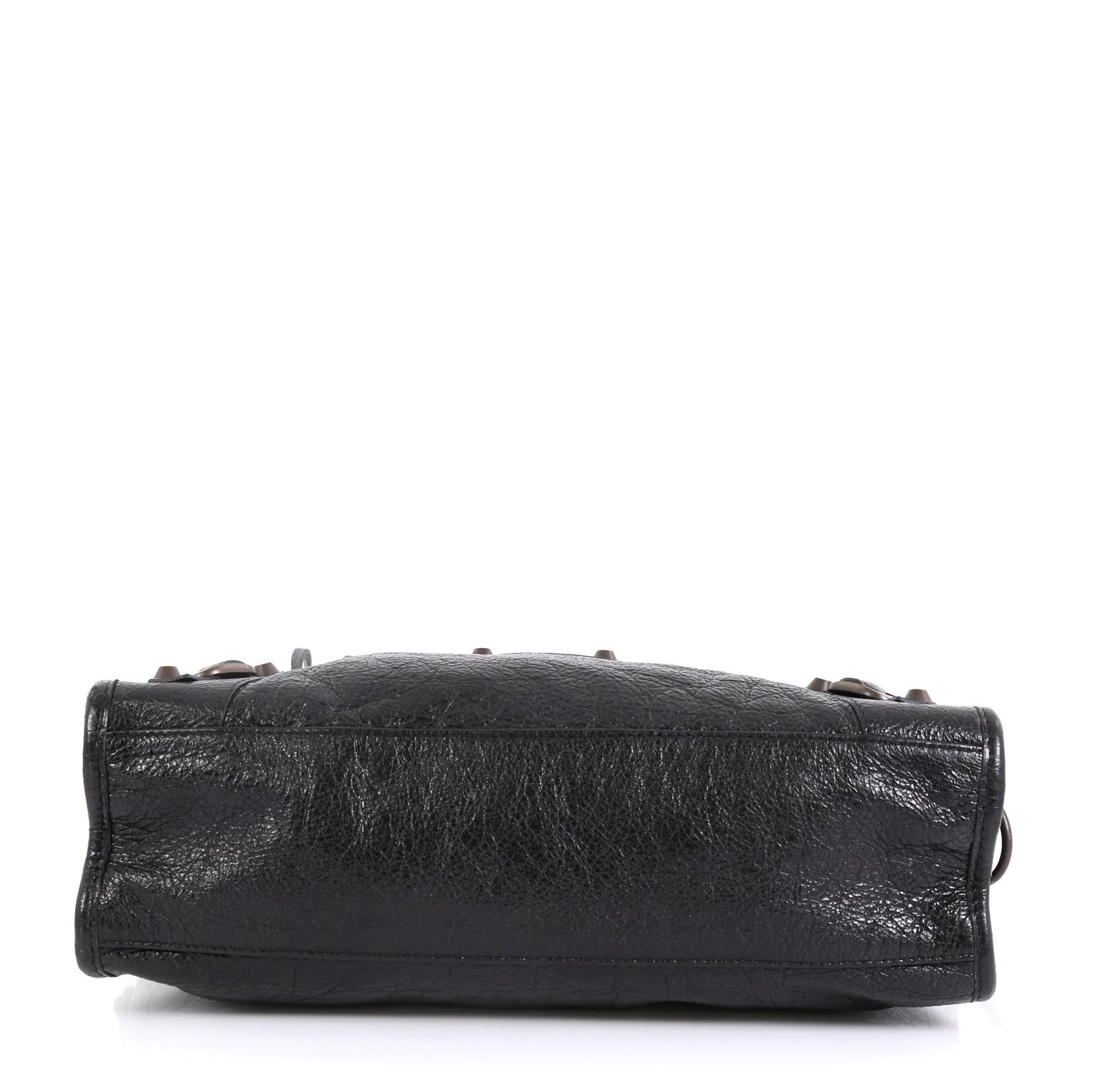 Women's or Men's Balenciaga City Classic Studs Bag Leather Small,