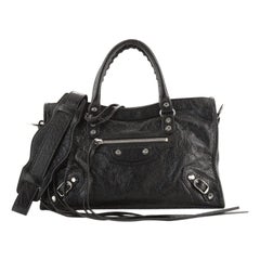 Balenciaga City Classic Studs Bag Leather Small
