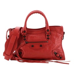 Balenciaga City Classic Studs Bag Leather Small