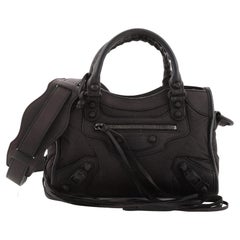 Balenciaga City Classic Studs Bag Nylon Mini