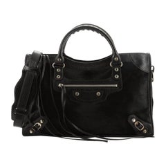 Balenciaga City Classic Studs Bag Pony Hair Medium