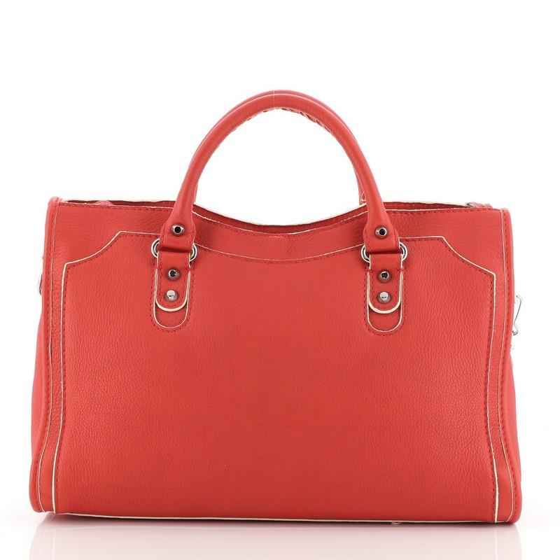 city classic studs handbag leather medium