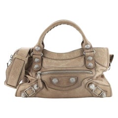 Balenciaga City Giant Studs Bag Leather Medium
