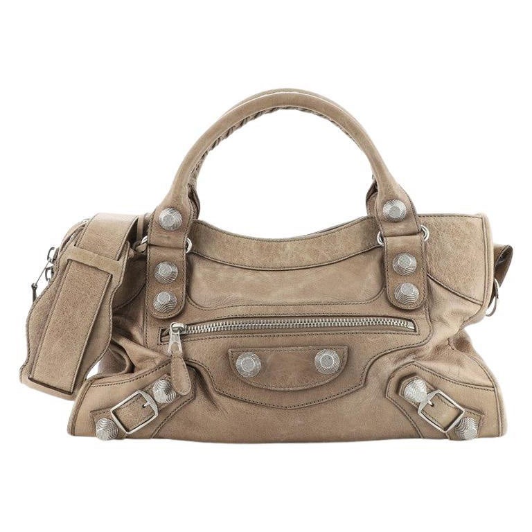 Balenciaga City Giant Studs Bag Leather Medium at 1stDibs 