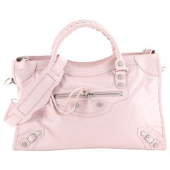 Balenciaga City Giant Studs Bag Leather Medium