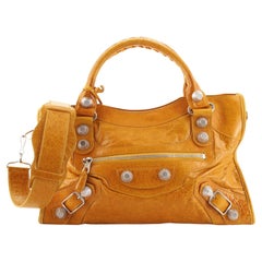Balenciaga City Giant Studs Bag Leather Medium