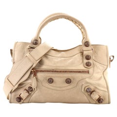 Balenciaga City Giant Nietentasche aus Leder Medium