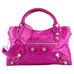 Balenciaga City Giant Studs Bag Leather Medium
