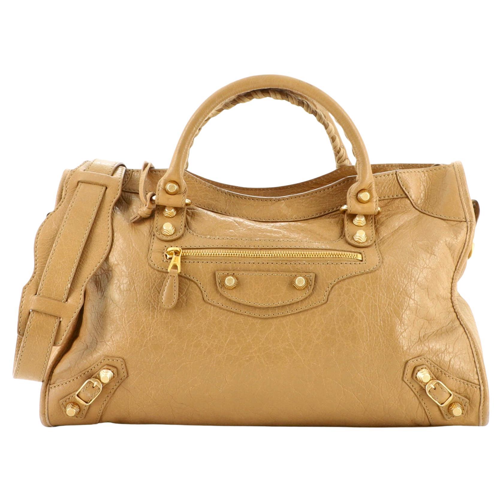 balenciaga bag brown