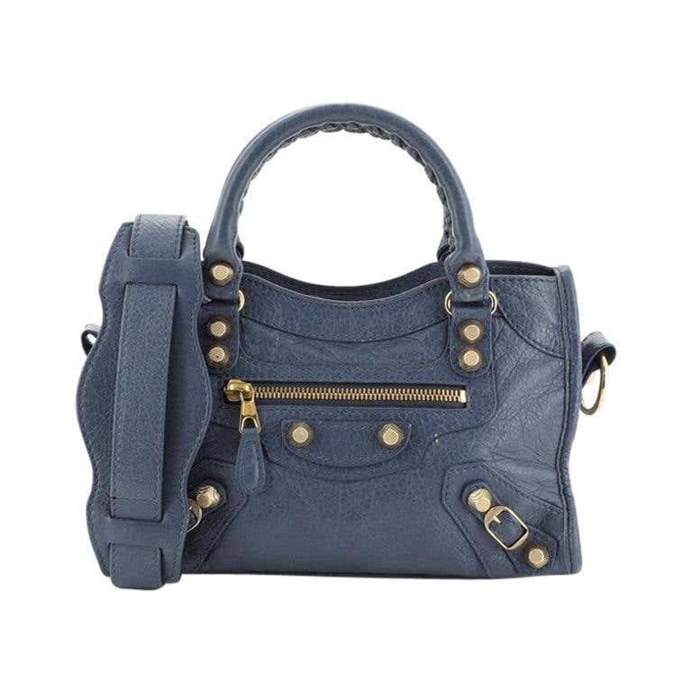 Balenciaga First Classic Studs Handbag Leather at 1stdibs