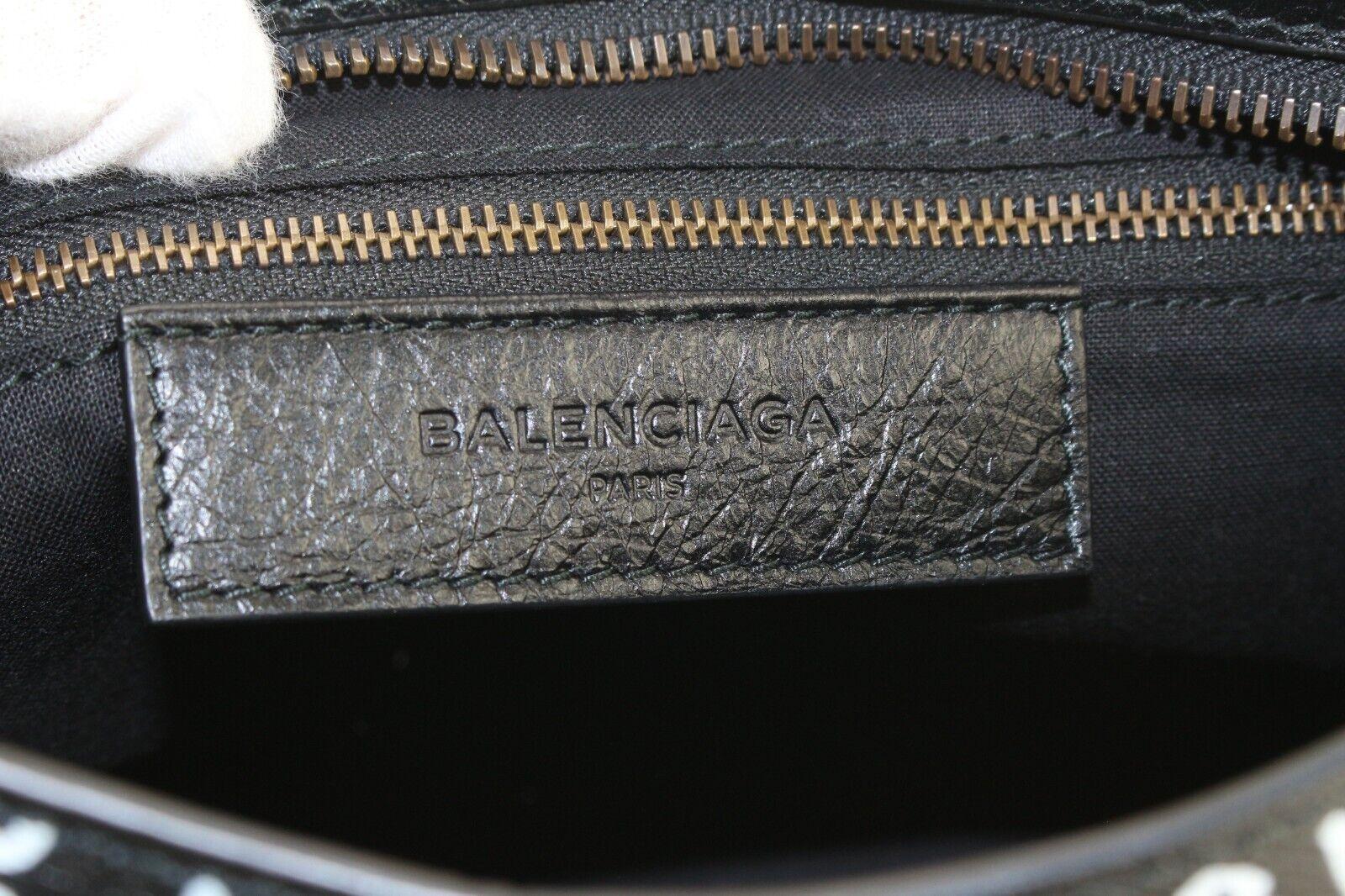Balenciaga City Graffiti Classic Studs Bag Leather Medium 1BA523K 3