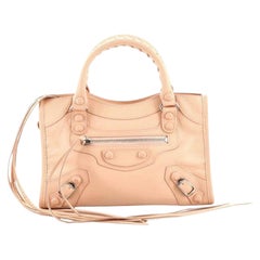 Balenciaga City Rubber Studs Bag Leather Mini