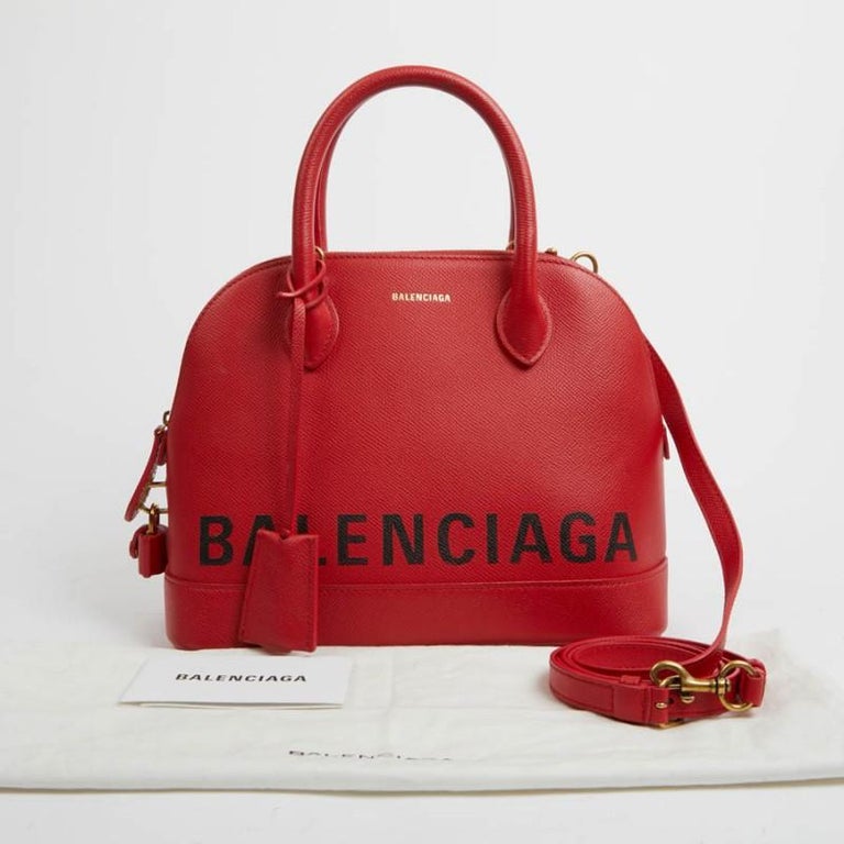 BALENCIAGA City Top Handle Red Poppy Size S Bag at 1stDibs | balenciaga  city dimensions