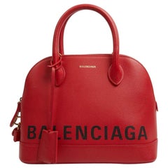 BALENCIAGA City Top Handle Red Poppy Size S Bag
