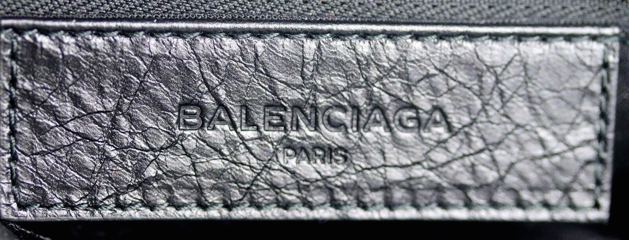 Balenciaga Classic City Graffiti Printed Textured Leather Tote Bag 2