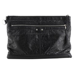 Balenciaga Classic City Pouch Leather Large
