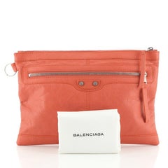 Balenciaga Classic City Pouch Leder Medium