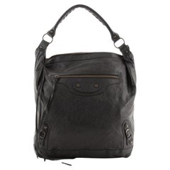 Balenciaga Classic Nieten Tag Hobo Leder