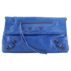 Balenciaga Classic Studs Envelope Clutch Leather Balenciaga Classic Studs Envelope Clutch Leather