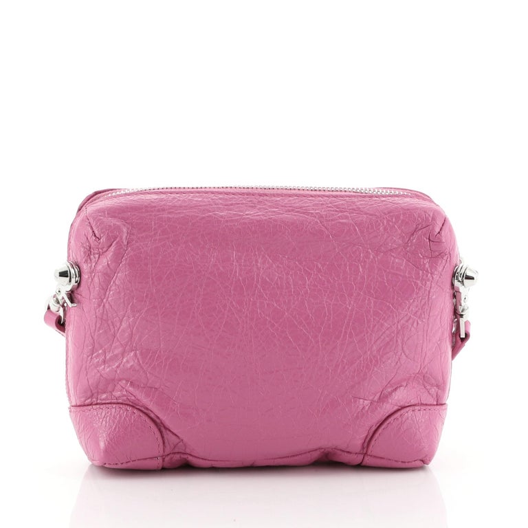 balenciaga classic reporter xs leather crossbody