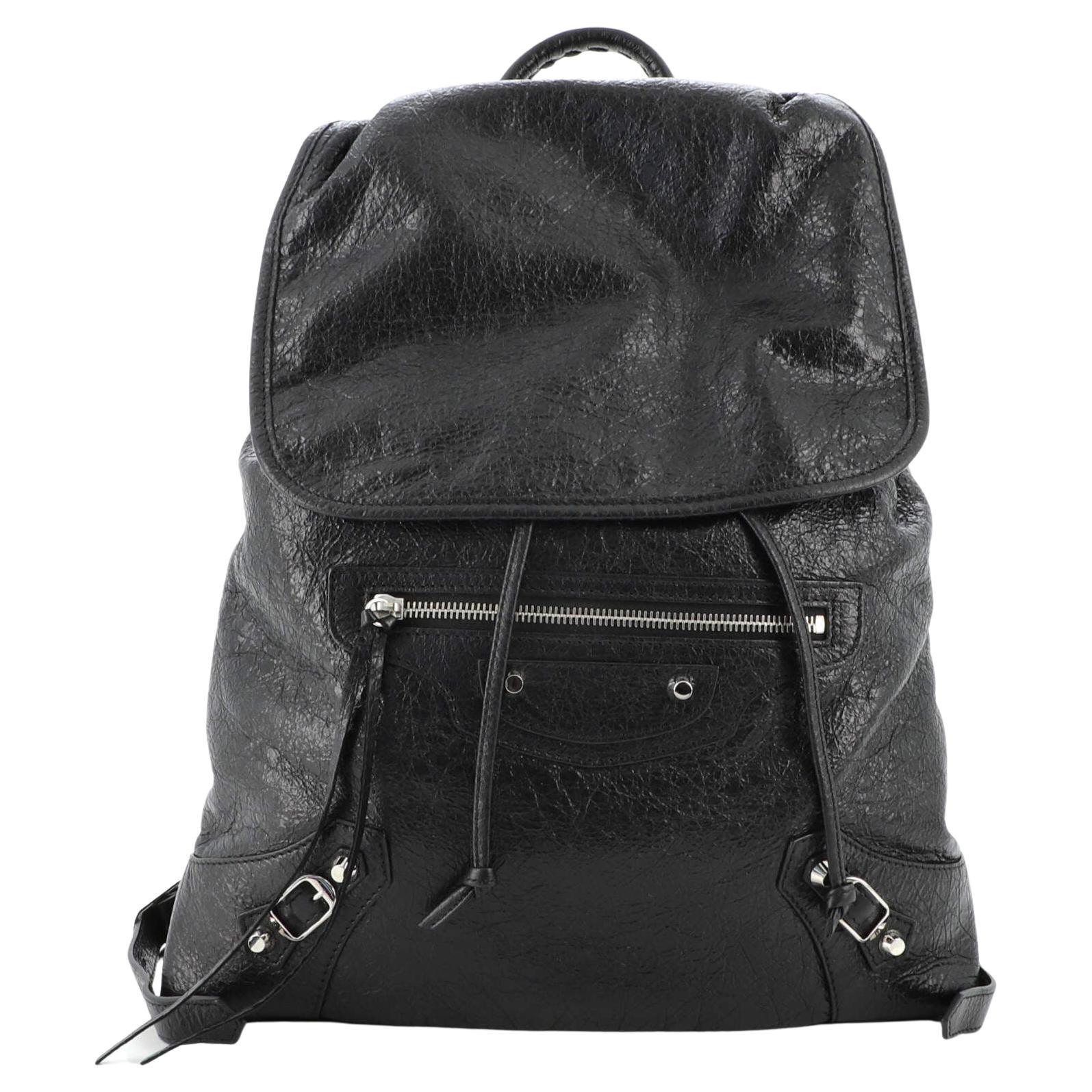 Balenciaga Classic Traveler Backpack Leather Extra Small Exterior Materia