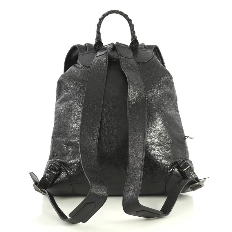Balenciaga Classic Traveler Backpack Leather Small In Fair Condition In NY, NY