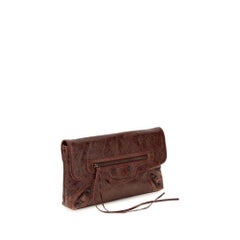 Balenciaga Clutch — Bordeaux