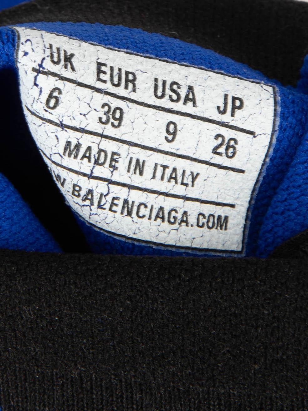 Balenciaga Kobalt Blau Speed Sock Trainer Größe UK 6 im Angebot 1