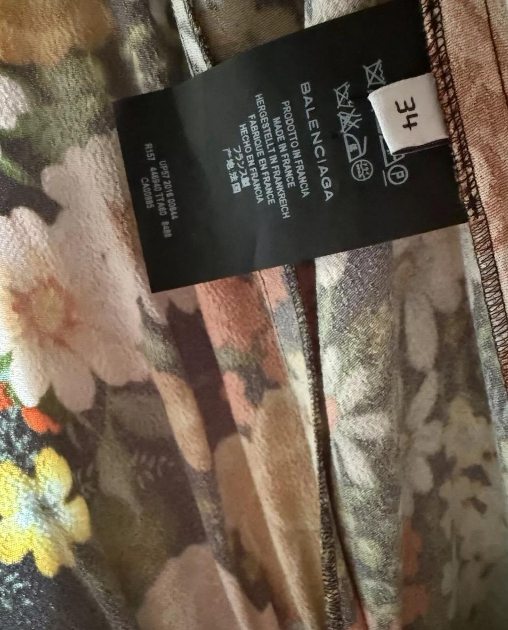 BALENCIAGA Collectible Maxi Dress- Runway F/W 2016- Demna’s Debut Collection For Sale 6