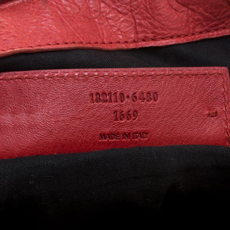 Balenciaga Coquelicot Leather RH Work Tote 3