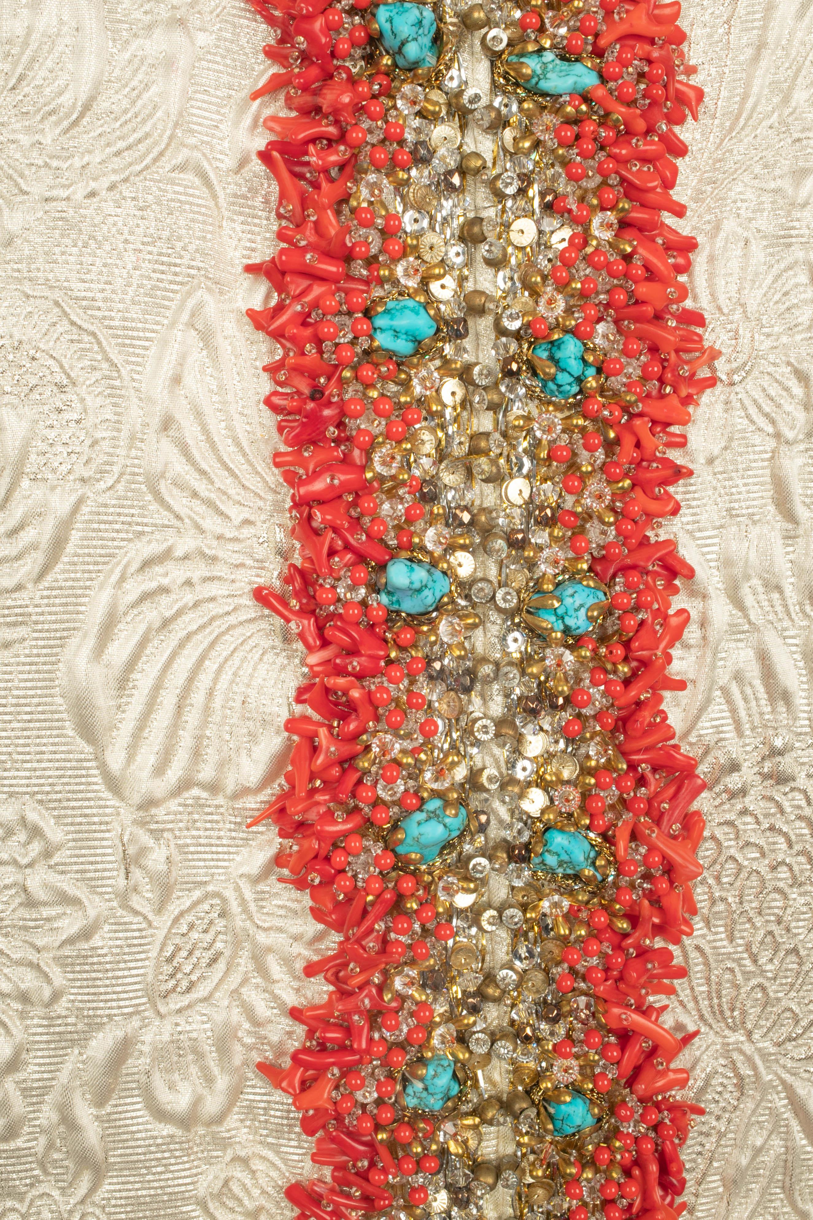 Balenciaga coral dress 2006 In Good Condition For Sale In SAINT-OUEN-SUR-SEINE, FR
