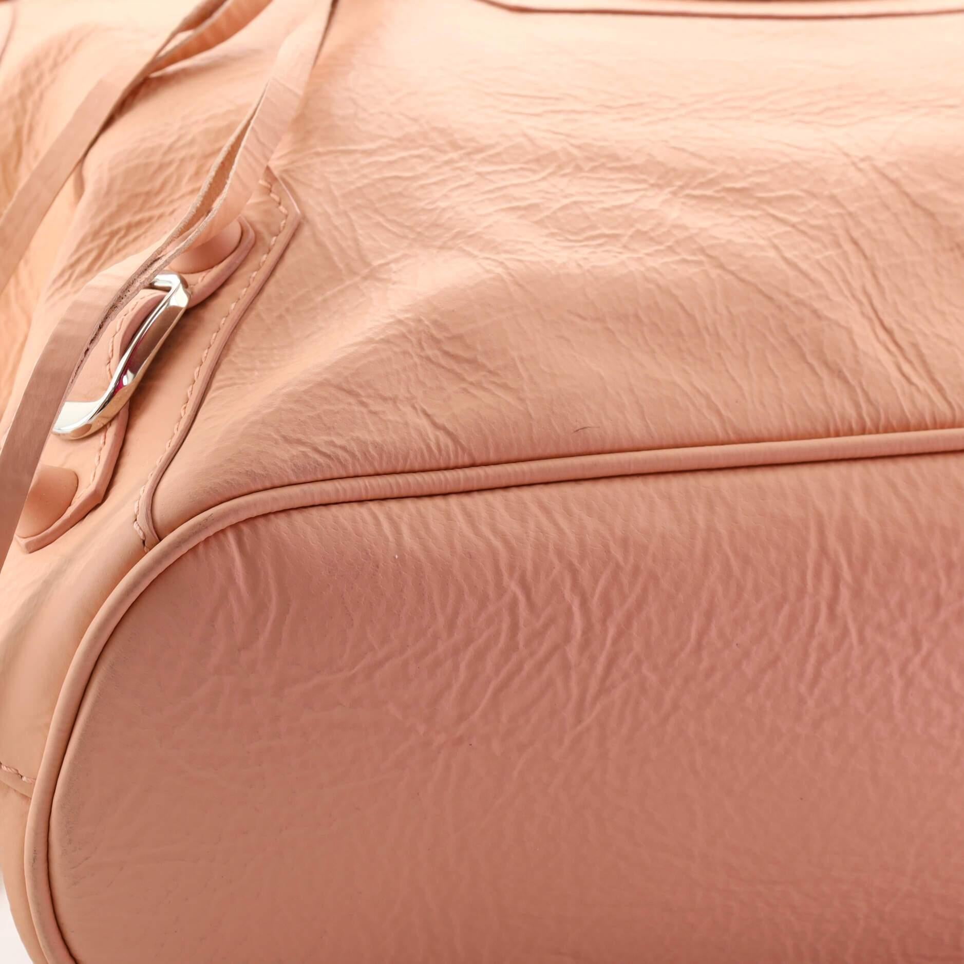 Balenciaga abgedeckte klassische Nieten Bowlingtasche Leder Mini 2