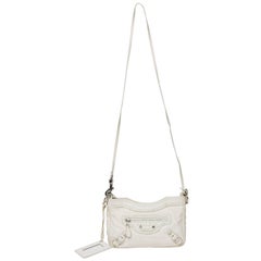 Balenciaga Covered Hip in ivory calf leather