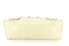 Balenciaga Cream Leather The Giant City EDITOR'S 2way Bag 87ba52s